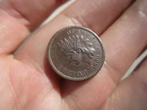 1880 UNITED STATES US INDIAN HEAD SENT - Bild 1 von 3