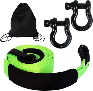 UIHOL Cinghia Traino Fuoristrada Auto, 2 Grillo di Prua 5/8 con Una--- - Foto 1 di 12