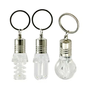 Light Bulb USB Flash Pen Drive 2 - 64 GB LED Lamp Key chain Memory Stick Storage - Picture 1 of 10