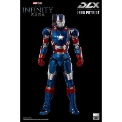 Marvel Infinity Saga DLX Action Figure 1/12 IRON PATRIOT 17 cm THREEZERO - Imagen 1 de 4