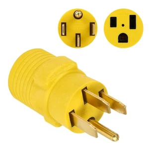 NEMA Connettore Adattatore Saldatore da 14-50P a 6-50R, 50Amp 4 Poli Spina Maschio a 3 Pron - Foto 1 di 7