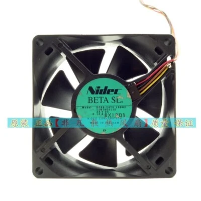 NIDEC D08A-24TU 19BH2 DC24V 0.12A 8025 8CM 4-Wire Cooling Fan - Image 1 of 4
