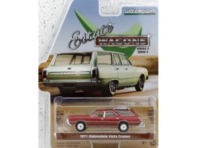 OLDSMOBILE Vista Cruiser - 1971 - matador red - Greenlight 1:64 - Immagine 1 di 4
