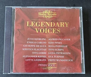 Legendary Voices CD Bjorling, Caruso, Gobbi, Schipa, Flagstad, Wunderlich VGC - Picture 1 of 3