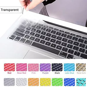 Silicone Keyboard Cover Film For Apple Macbook Pro 13" 15" Retina Air 11" √ - Picture 1 of 25