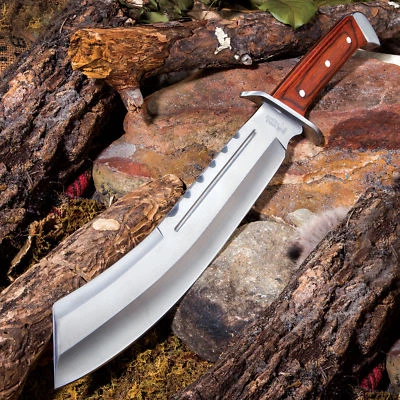 Ridge Runner Brimstone Canyon Machete | Fixed Blade Knife | Nylon Sheath | 17"