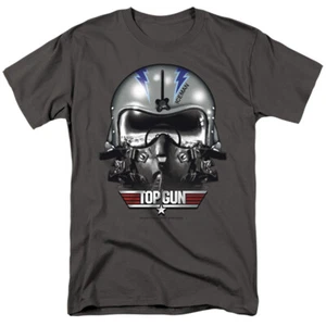 Top Gun Iceman Helmet Licensed Adult T-Shirt - Picture 1 of 18