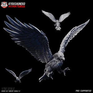 Elf Great Eagle, Kyoushuneko, miniatura para juegos de mesa, elfos de fantasía 28 mm - Imagen 1 de 6