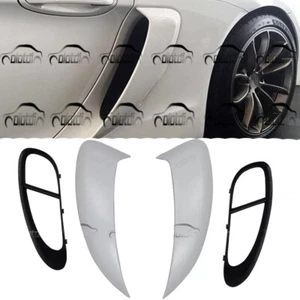 For Porsche Cayman 981 2014-UP GT4 Style ABS Side Air Scoop Vents Intake Covers - Picture 1 of 7