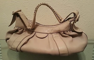 COLE HAAN Pleated Pastel Leather Zip Hobo Handbag Shoulder Bag - Bild 1 von 11