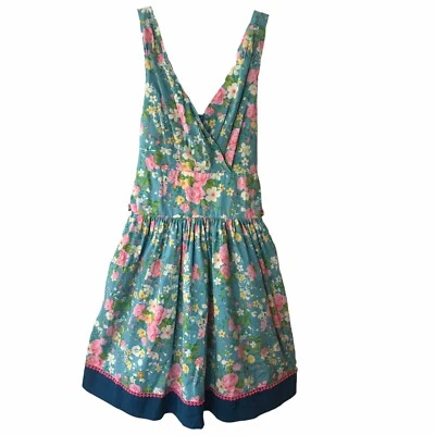 Matilda Jane Size Small Sundress Floral Blue Pink Yellow cottagecore Country - Image 1 of 4