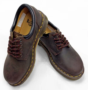 Dr. Martens 8053 dunkelbrauner Gaucho Crazy Horse Leder 5-Loch Air Wair Damen 6 - Bild 1 von 3
