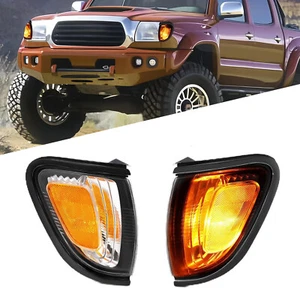 Paire de clignotants d'angle marqueurs latéraux assemblés avec ampoules pour Toyota Tacoma 2001-2004 - Photo 1/7