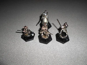 Star Wars Trivial Pursuit metal token character lot 4 pcs 2004 Horn Abbot used - Picture 1 of 6