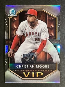 Christian Moore 2025 Bowman Very Important Prospects Chrome Card VIP-12 - Picture 1 of 2