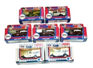 Lot of 7 Matchbox Team Collectibles American & National League 1990 & 1991 Limit - Imagen 1 de 6