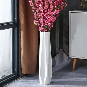Ceramic Large Floor Vase, GDSZJLJ White 28" Tall Flower Vase Decorative Vases... - Picture 1 of 9