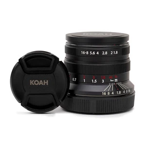 Koah Artisans 55mm f/1.8 Large Aperture Manual Focus Lens for Sony E Black - Picture 1 of 4