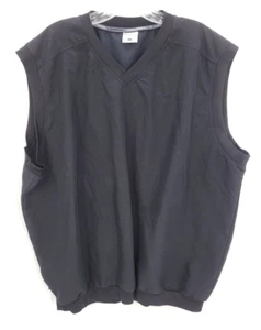 Columbia Vest Mens Large Black Golf Outdoor Nylon Stretch Performance Pullover - Picture 1 of 7