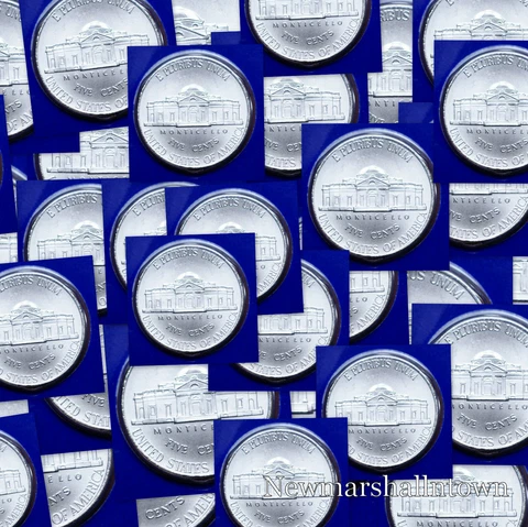 2014 P Jefferson Nickel Roll 40 ea ~ In Original Mint Wrapper from U.S. Mint Set Cover