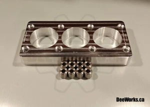Torque Plate for Nissan VQ35 VQ40 97mm Max Bore by DeeWorks - Bild 1 von 3