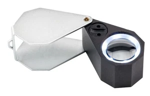 LED Präzisions-Einschlaglupe 10x -21mm Achromat Aplanat vom Fachhändler - Bild 1 von 2