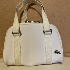 Lacoste White Double Zip Handbag - Picture 1 of 12