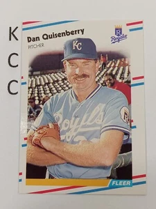 1988 Fleer MLB #267 Dan Quisenberry Kansas City Royals - Picture 1 of 2