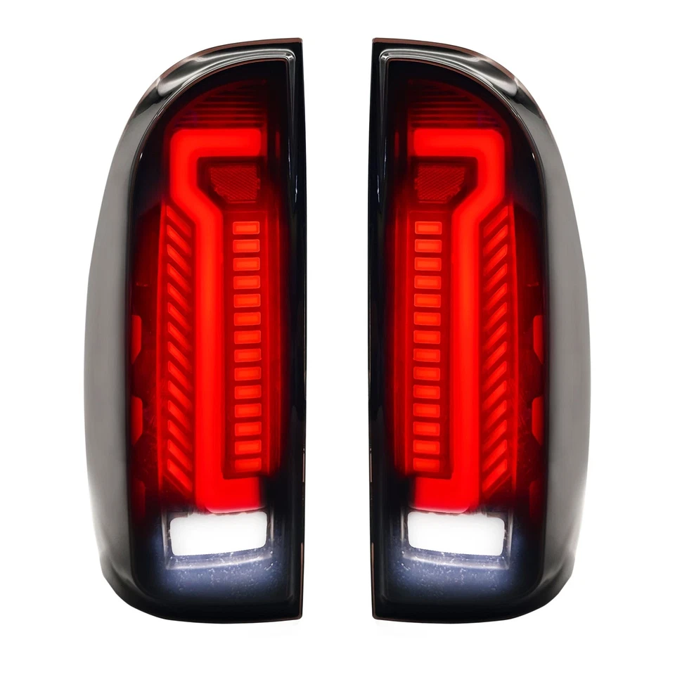 Luces traseras LED negras ahumadas para Toyota Tacoma 2005-2015 luces intermitentes Foto 1 de 4