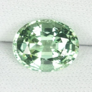 3.29 ct GGT" RARE GEM COLLECTIONS MINT GREEN NATURAL KORNERUPINE Oval See Vdo GB - Picture 1 of 4