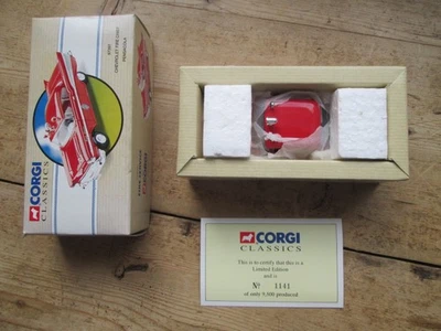 Corgi Classics Chevrolet Fire Chief Pensacola Limited Edition Model Boxed & Mint - Image 1 of 4