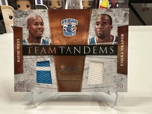2010 Panini Absolute Team Tandems David West Emeka Okafor #1 /100 - Picture 1 of 2