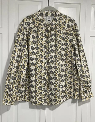 Chaqueta Camisa Chaqueta CAbi 5854 Providence Talla Grande Leopardo Amarillo Gris Foto 1 de 4