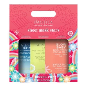 Pacifica 3-Pack Face Sheet Mask Variety Set – Brightening 1 Count (Pack of 1) - Picture 1 of 9