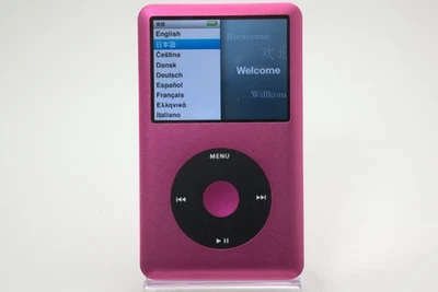 Apple iPod Classic 7th Gen Pink A1238 256GB SSD Mod Mint Tested Japan - Image 1 of 4