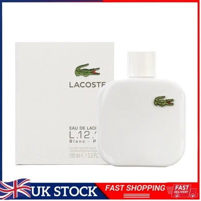Lacoste L.12.12 Blanc EDT Cologne 100ML for Men - New Arrival Fragrance✅🎁