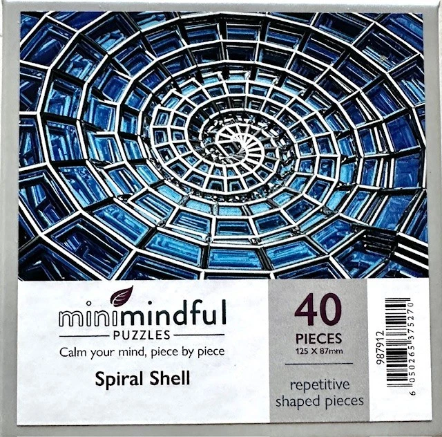 Quebra-cabeças de madeira Wentworth - "Concha espiral" - um mini quebra-cabeça consciente - 40 peças - Imagem 1 de 1