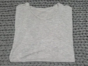 AllSaints Mostel Lightweight Raglan Light Heather Gray Shirt SZ Medium  - Picture 1 of 13