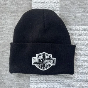 Harley-Davidson Cuff Beanie Embroidered Elongated Bar & Shield Strickmütze Schwarz - Bild 1 von 10