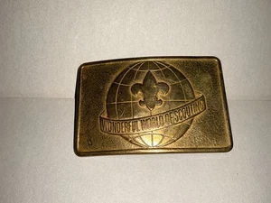 Pfadfinder Gürtelschnalle Wonderful World Of Scouting Vintage BSA - Bild 1 von 5