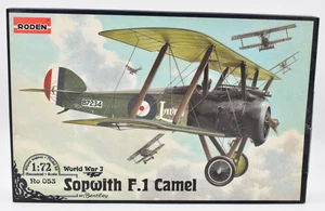 Roden 1:72 Flugzeug Sopwith F.1 Camel. Plastik Modellbausatz ungebaut. RO053 - Bild 1 von 4