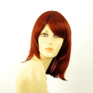 Perruque femme mi-longue Roux cuivré intense ODELIA 350 - Imagen 1 de 8