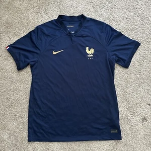 Nike World Cup FIBA France FFF Stadium Home Soccer Jersey DN0690-413 Mens Size S - Picture 1 of 4