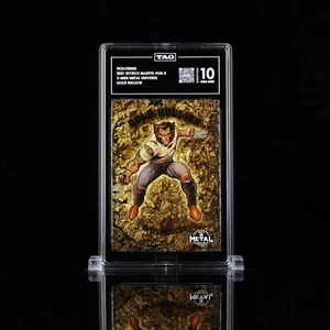 2021 Skybox Marvel X-Men Metal Universe Gold Bullion GB-5 Wolverine TAG 10 - Picture 1 of 3