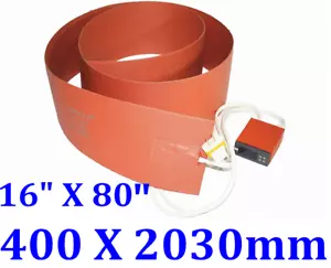 16" X 80" 400 X 2030mm 2000W WoodWorking PVC Board Bending Heater Blankt - Picture 1 of 11