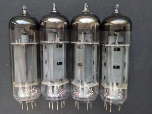 6P14P Tube ( EL84 / 6BQ5 ) Gold Grid 4pcs in lot MATCHED QUAD - Picture 1 of 8