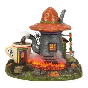 DEPT 56 LUNA'S LATE NIGHT BREW SET/2 Halloween Village Witch Hollow 6015580 NEU - Bild 1 von 9