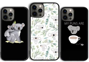Funny Animal The koala Coque Cover Case For Iphone 16 Pro Max 15 14 13 12 11 - Photo 1 sur 7