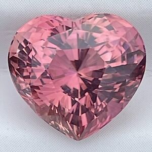 Natural Pink Tourmaline 5.04 Cts Heart Shape VVS Loose Gemstone  For Jewel