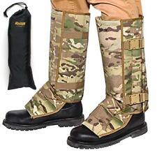 Snake Gaiters with Storage Bag - Snake Bite Protection for Lower Legs - Camo